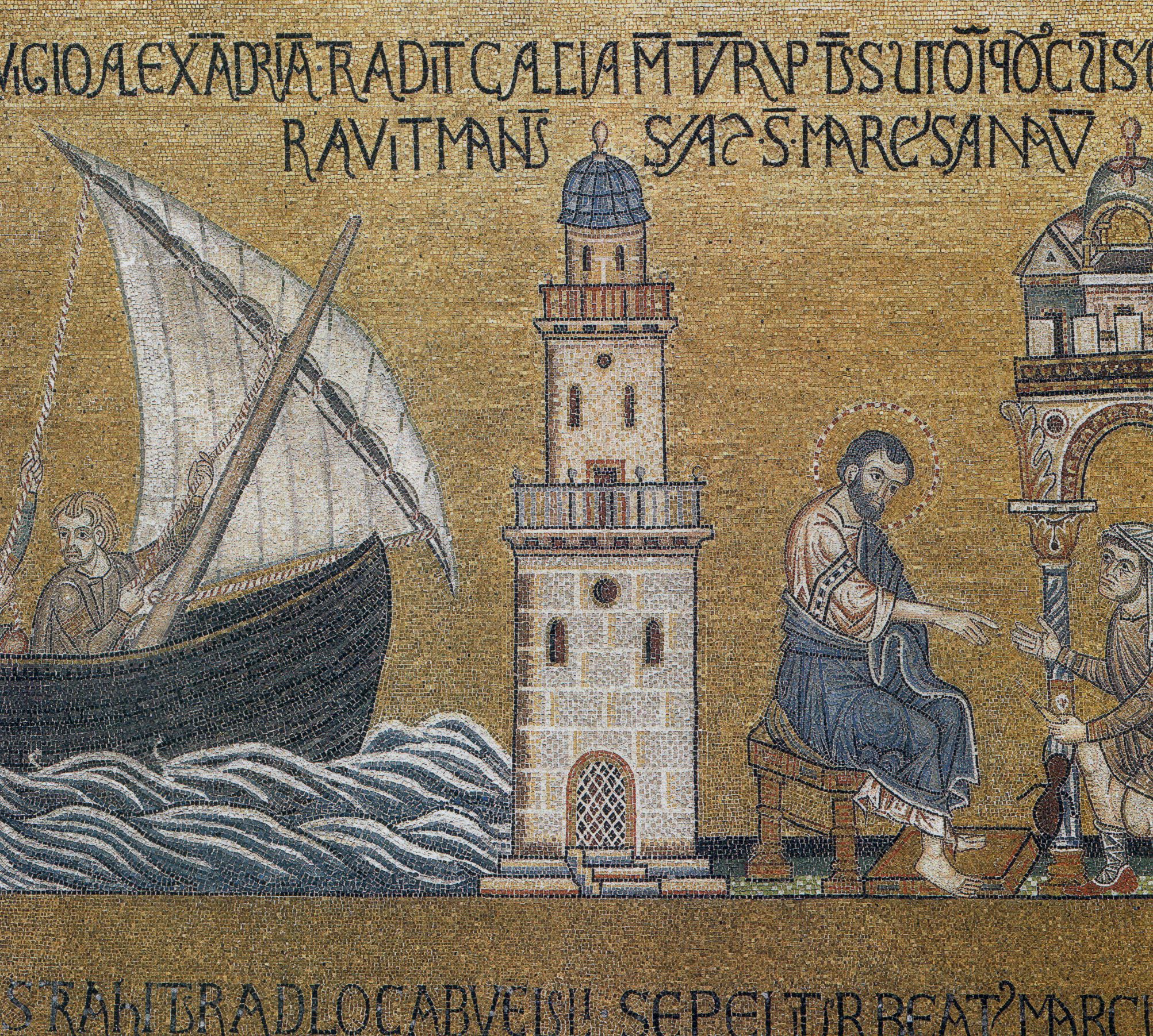 מגדלור Mosaique_St_Marc_Alexandrie